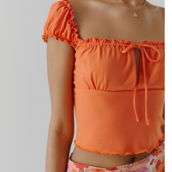 Urban Outfitters Farley Square Neck Top - Picture 3 of 8